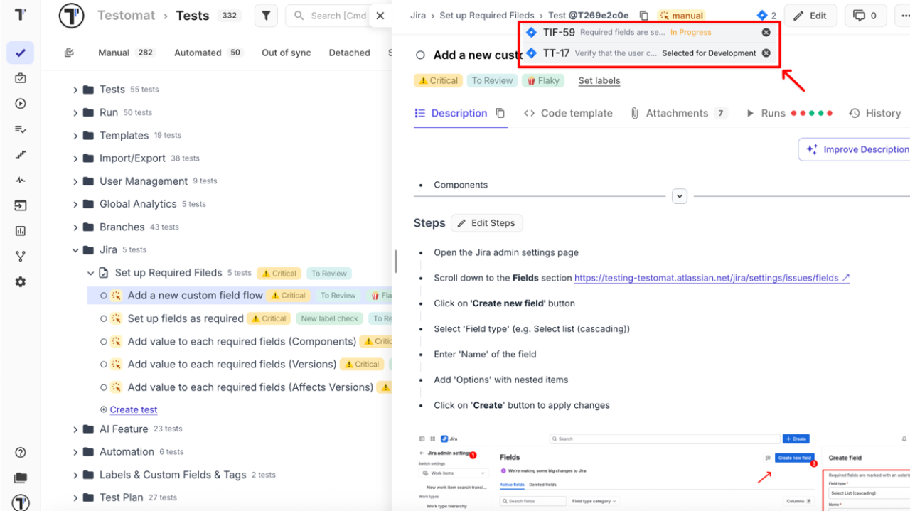 Multiple Jira issues